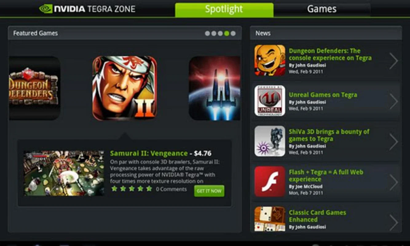 NVIDIA TegraZone for Android - Unlock the Best Games