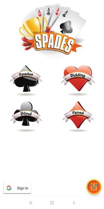 Spades HD for Android - Enjoy Anytime Spades Play