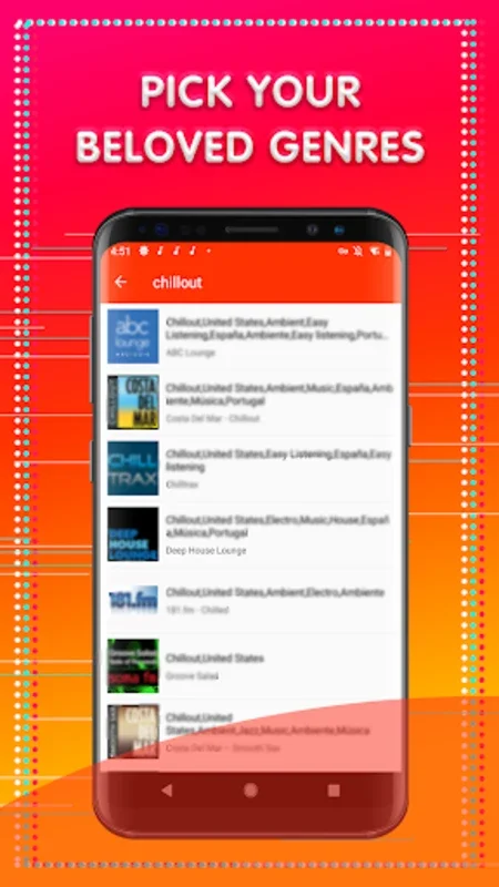 Chic Music for Android - Unlimited Music Streaming