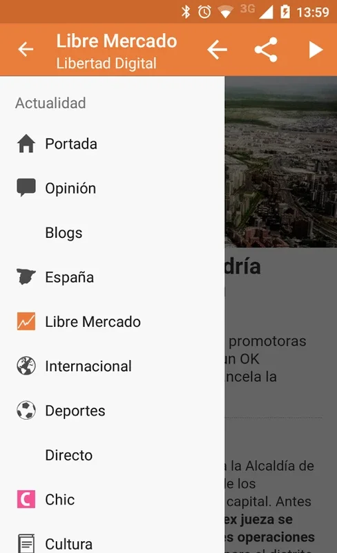 Libertad Digital for Android - Unparalleled Online Magazine Experience