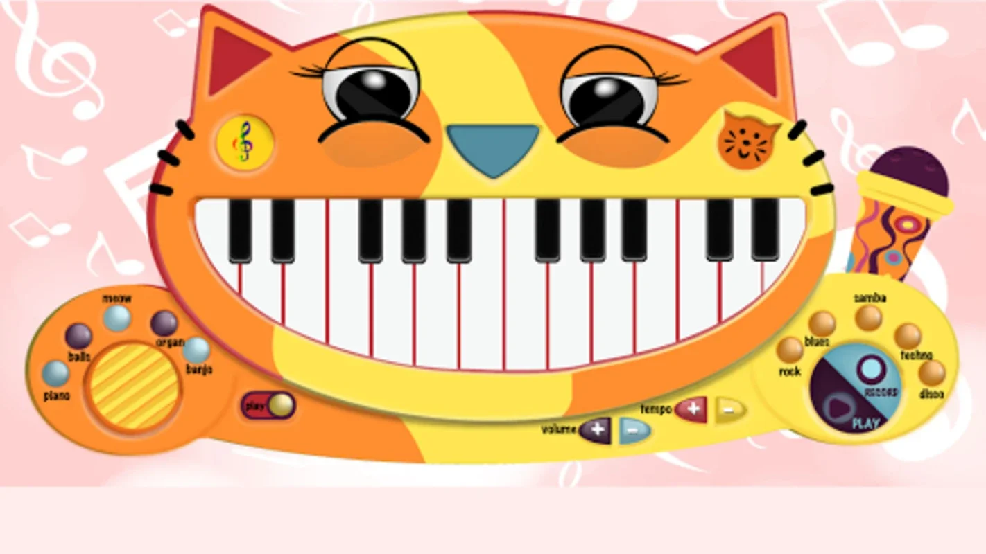 Cat Piano. Sounds - Music for Android: Create Music with Animal Sounds