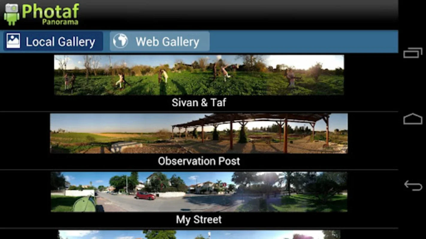 Photaf Panorama for Android: Create Stunning Panoramas