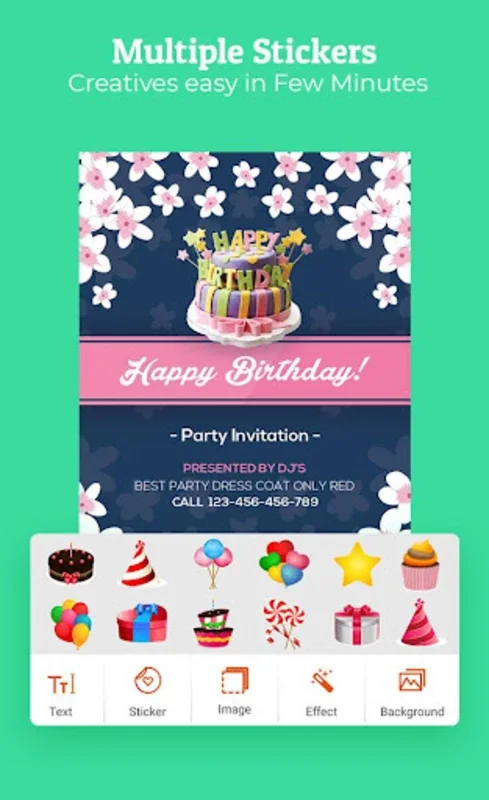 Birthday Invitation Maker for Android - Create Unique Invitations Easily