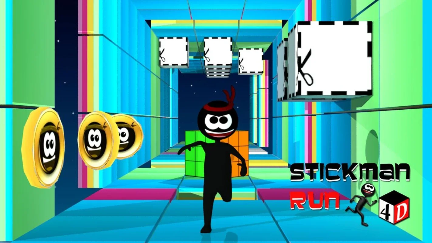 Stickman Run 4D for Android - An Action - Packed Multidimensional Adventure