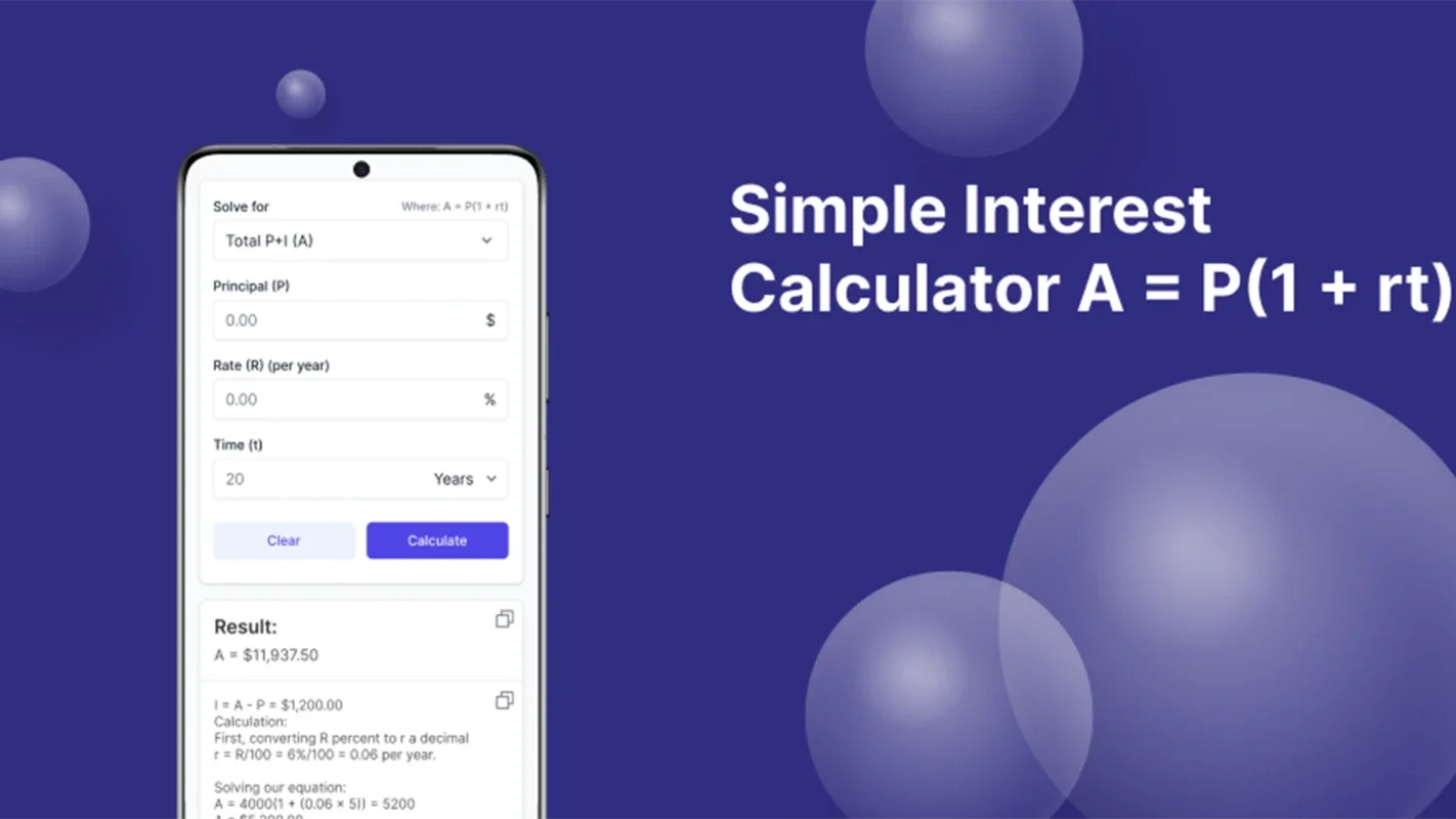 Simple Interest Calculator for Android - Master Your Finances