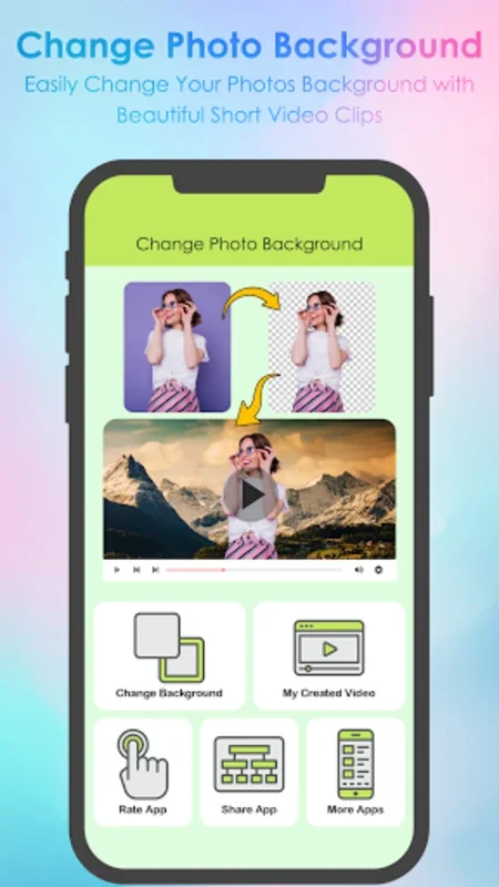 Change Photo Background with Video for Android - Download the APK from AppHuts