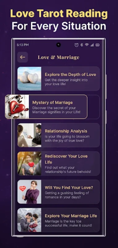 Tarot Card Reading for Android - Navigate Life with Accurate Insights