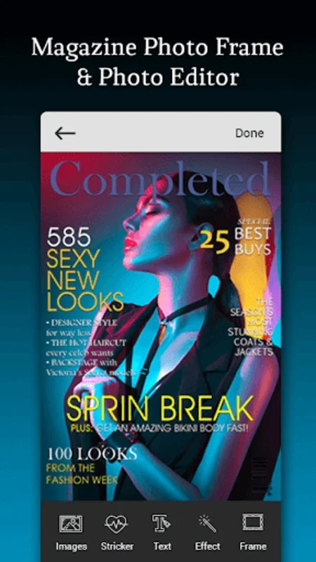 Magazine Photo Editor Frames for Android: Transform Photos