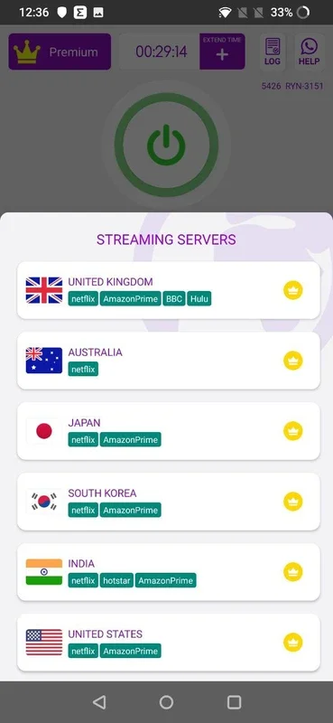 RYN VPN for Android - Unlock Global Internet