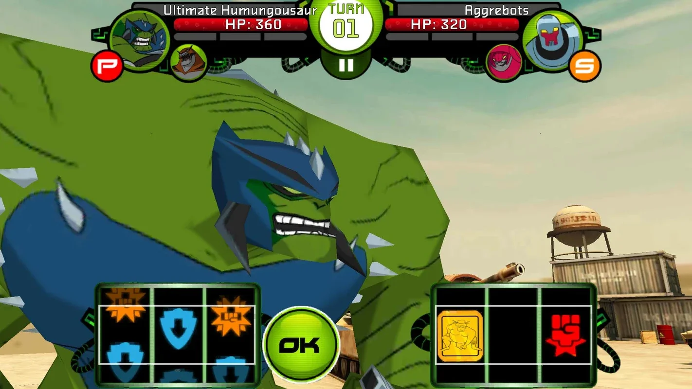 Ben 10 Xenodrome Plus for Android - Engaging Turn-Based Battles