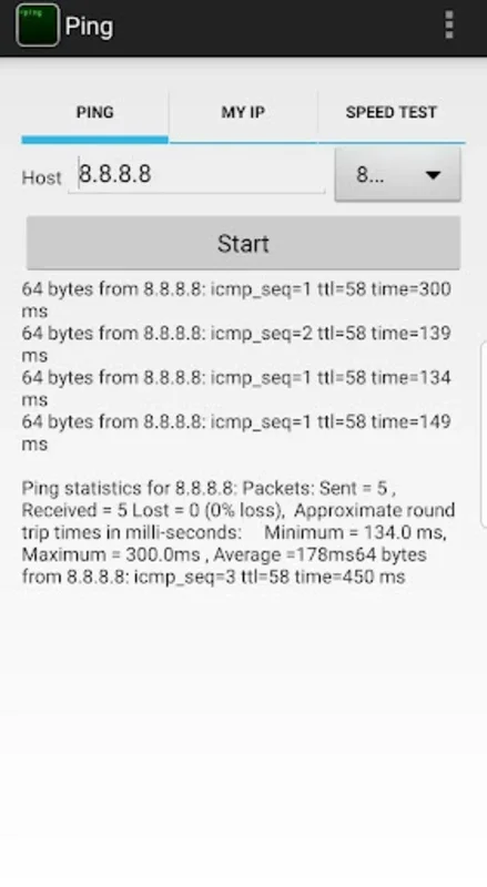 Ping for Android - Test and Optimize Your Connection