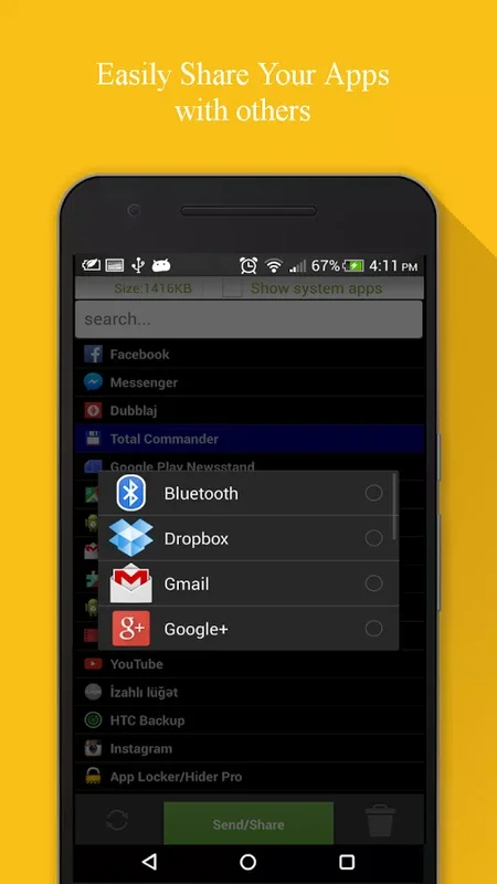 App Share/Send Pro for Android - Simplify App Sharing & Uninstalling