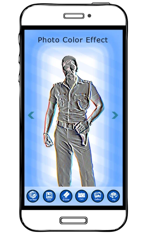 Men Police Dress Photo Suit for Android - Transform Yourself