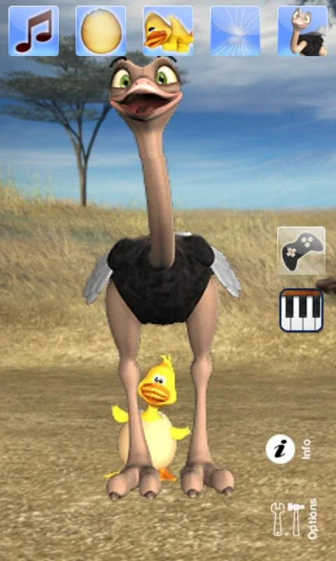 Talking Joe Ostrich for Android - Fun and Interactive