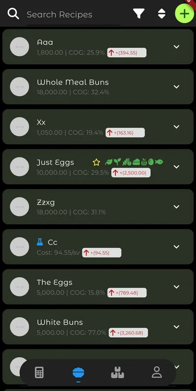 CostMasterApp for Android - Manage Recipe Costs Easily