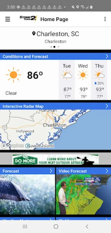 WCBD Weather for Android - Stay Ahead with Local Forecasts