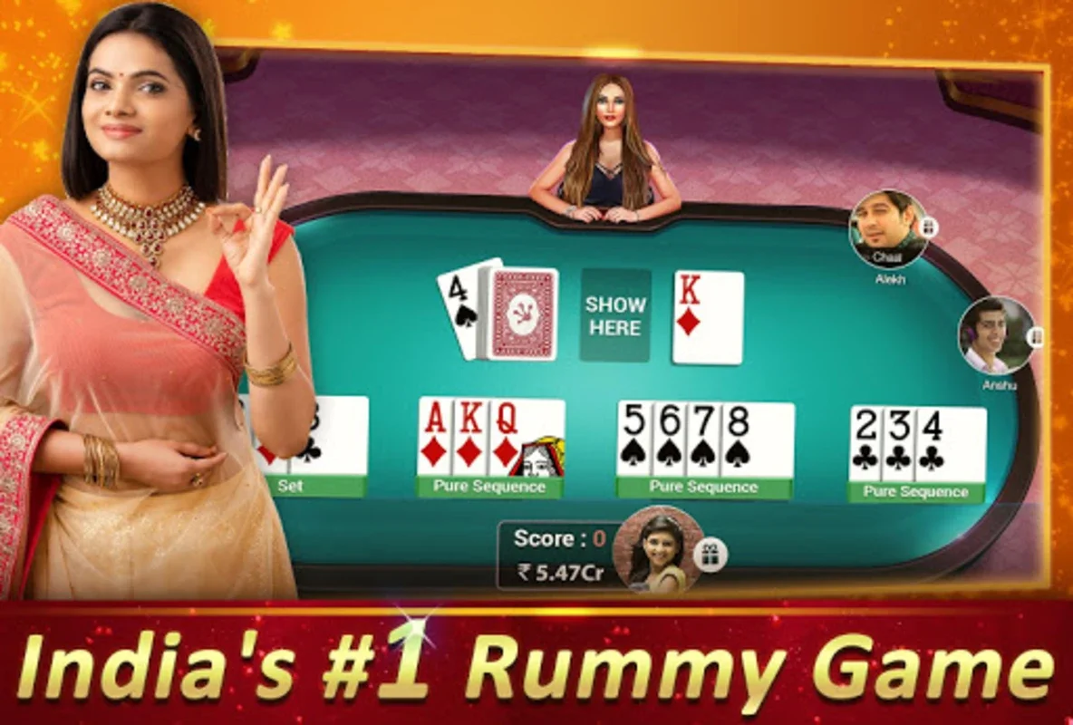 Rummy Gold for Android - Engaging Rummy Experience