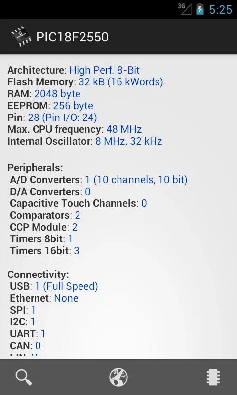 PICmicro Database for Android - No Download Needed, Access Now