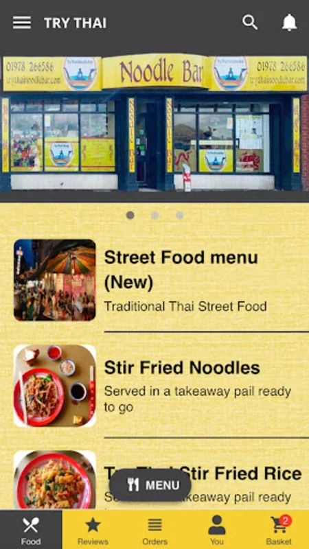 Try Thai for Android - Seamless Thai Dining Experience