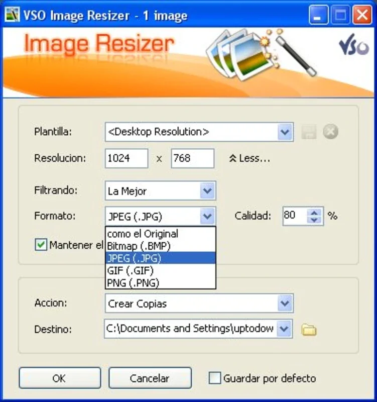 VSO Image Resizer for Windows - Effortless Image Resizing