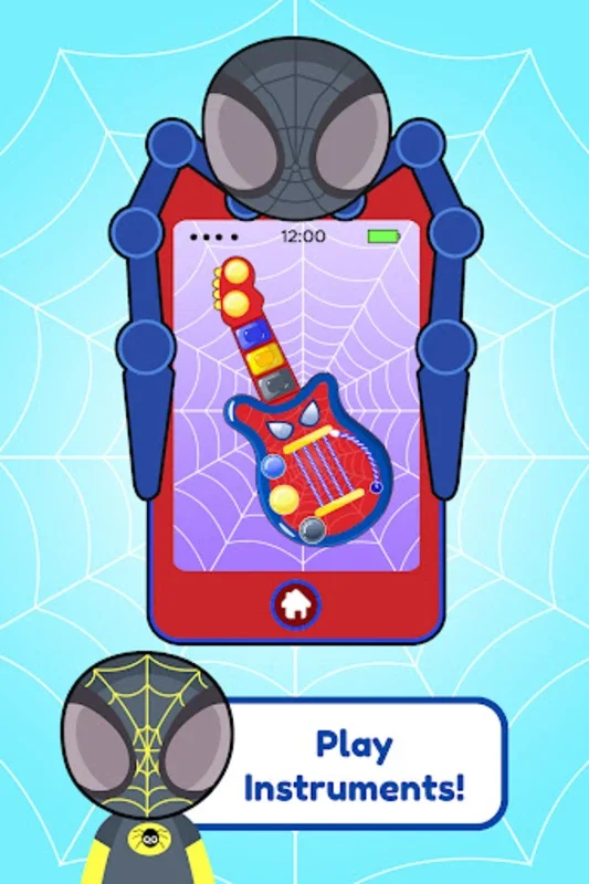 Super Spider Hero Phone for Android - Fun and Learning for Kids