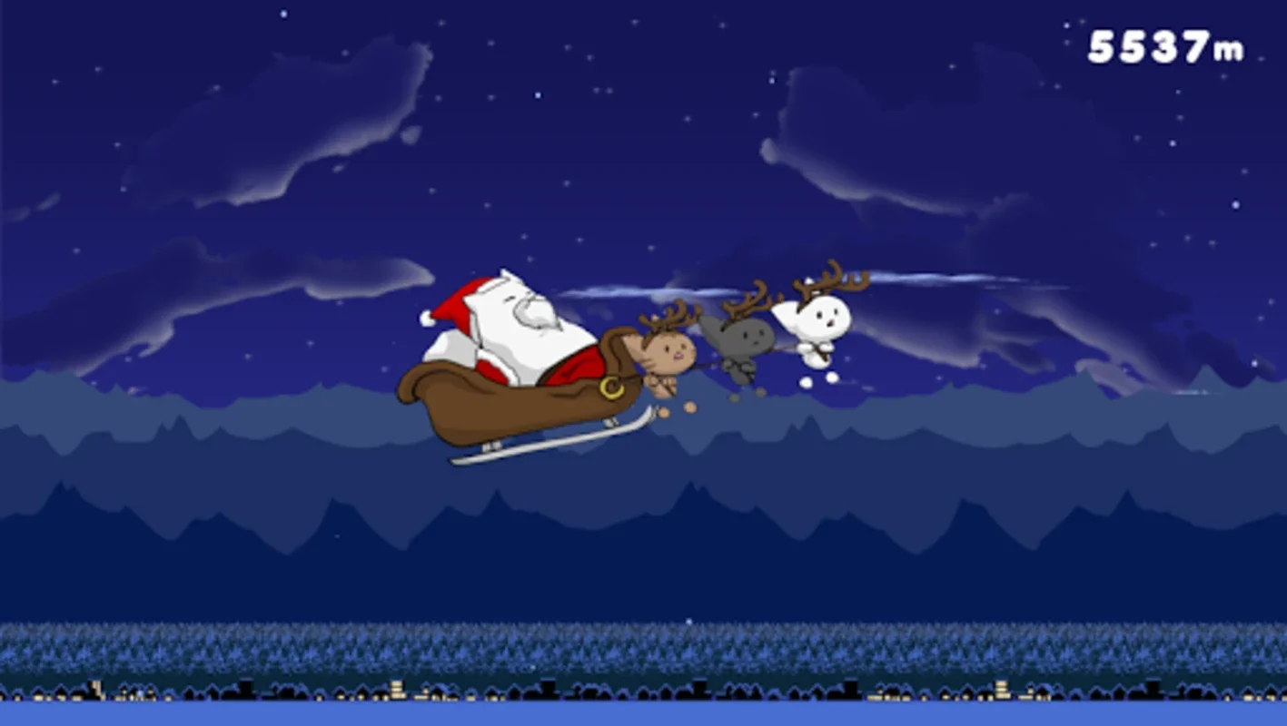 Flying Santa Cat for Android - A Festive Gaming Experience