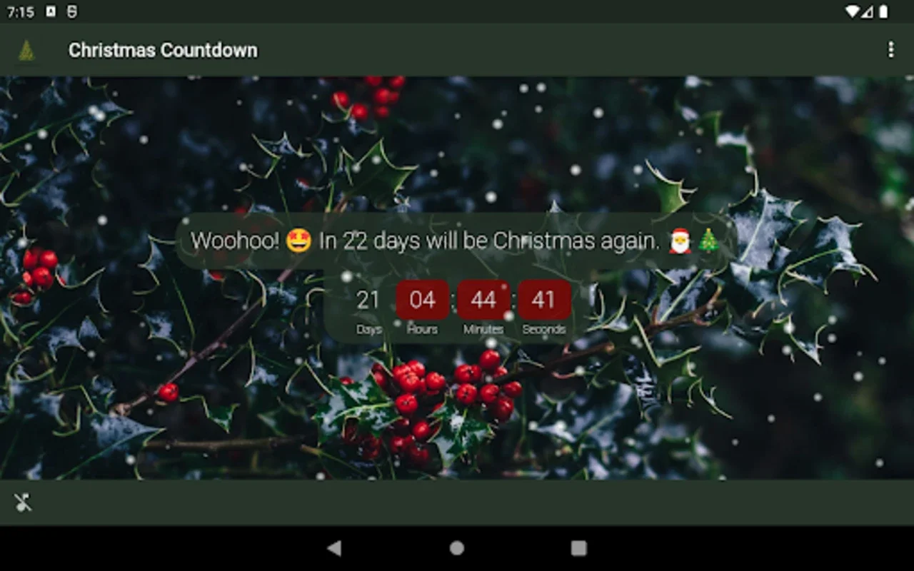 Christmas Countdown for Android: Dynamic Festive Experience