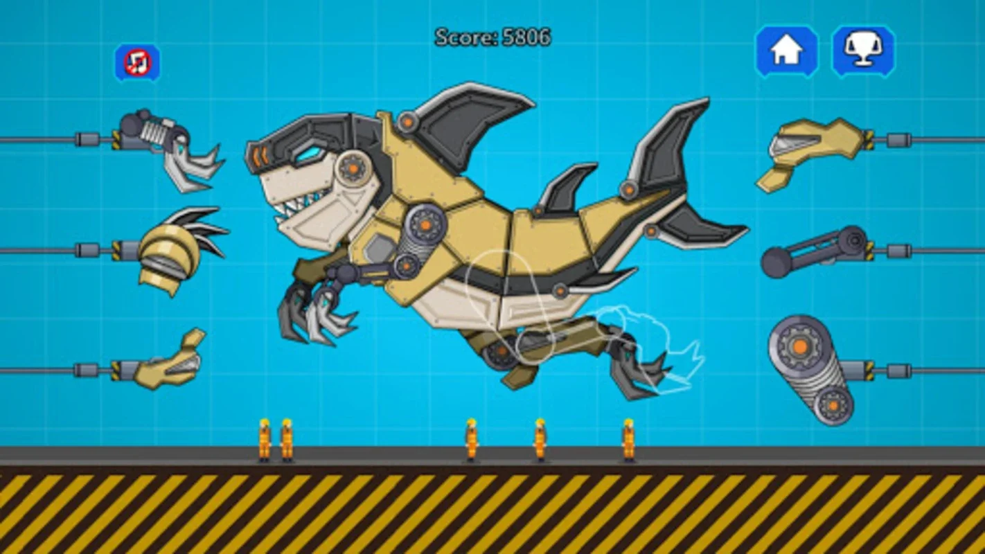 Robot Shark Attack for Android: Engaging Battle Experience