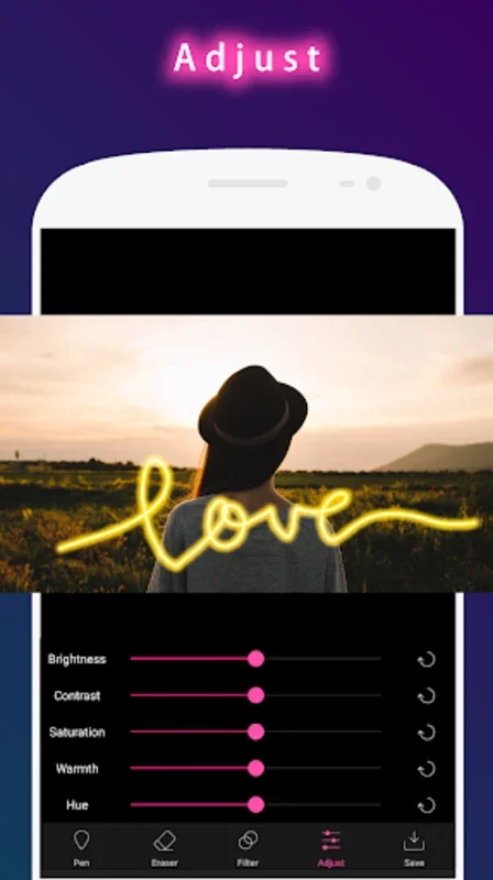 Neon Effect Brush : draw glow for Android - Create Stunning Neon Photos