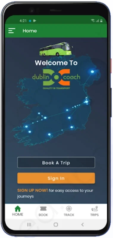 Dublin Coach The Big Green Bus for Android - Seamless Travel Solution