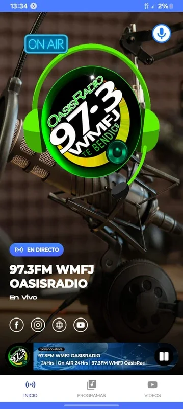 97.3FM WMFJ OasisRadio for Android - Stream Radio & Podcasts