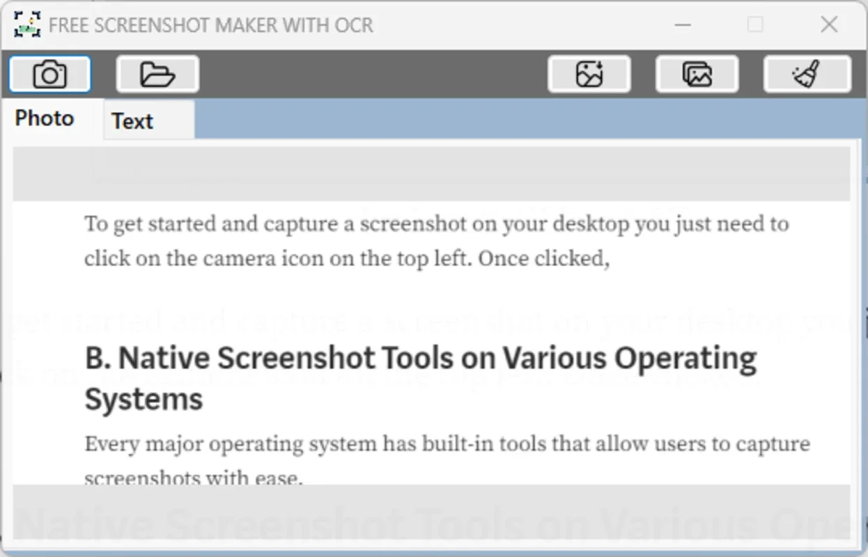 Free Screenshot Maker with OCR for Windows - Efficient Text Extraction