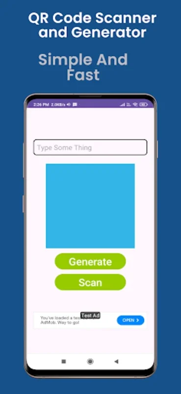 QR Code Scanner and Generator for Android - No Downloading Needed