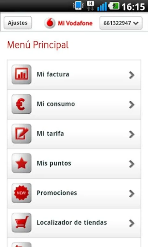 Mi Vodafone for Android - Manage Your Account Easily