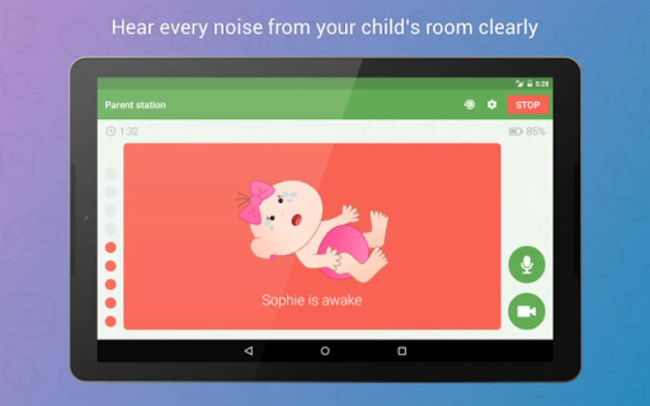 Baby Monitor 3G (Trial) for Android - Reliable Monitoring