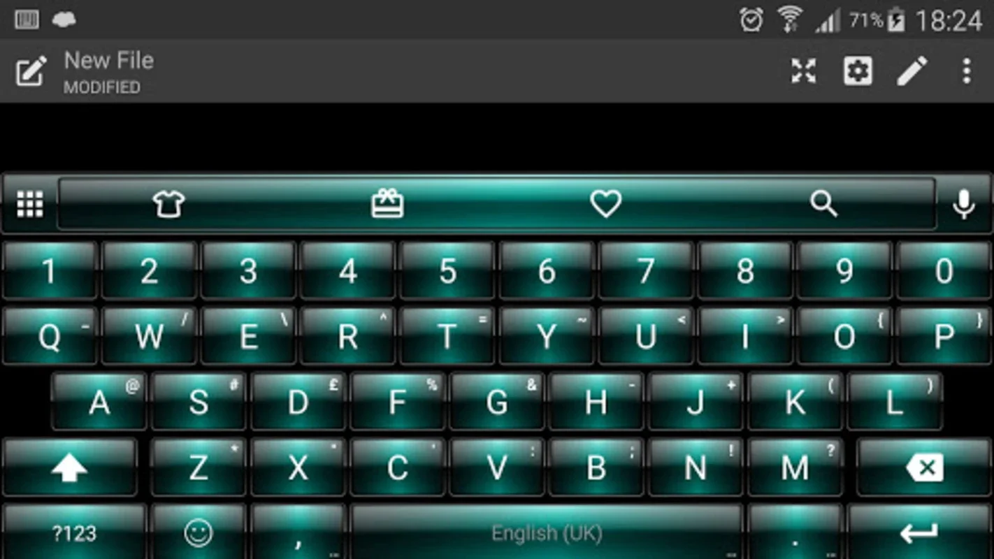 Emoji Keyboard DuskGreen Theme for Android: Enhance Your Typing