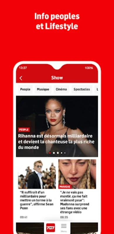 7sur7.be for Android - Stay Informed with Diverse Content