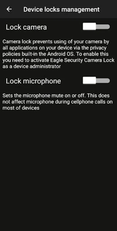 EAGLE Security FREE for Android - Protect Your Privacy