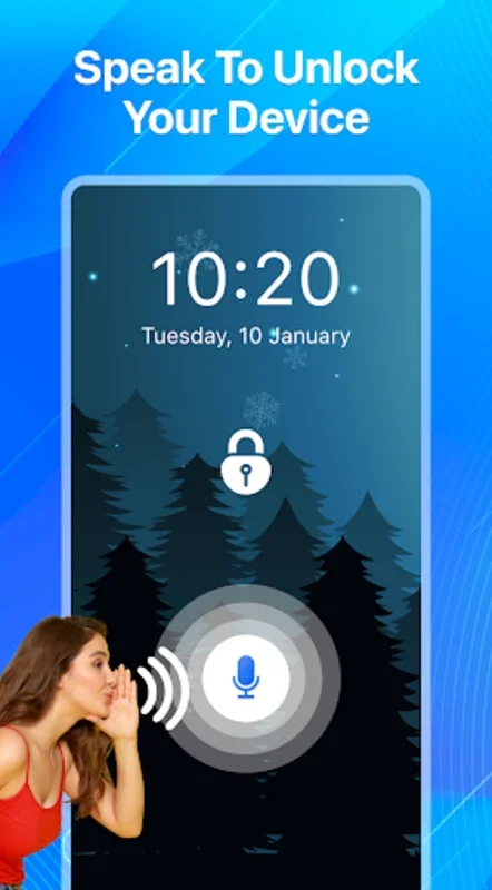 Voice Lock Screen: Pin Pattern for Android - Secure Your Phone