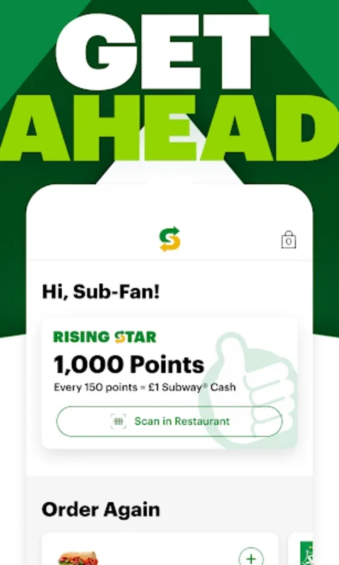 SUBWAY® Android App - Rewards and Easy Ordering