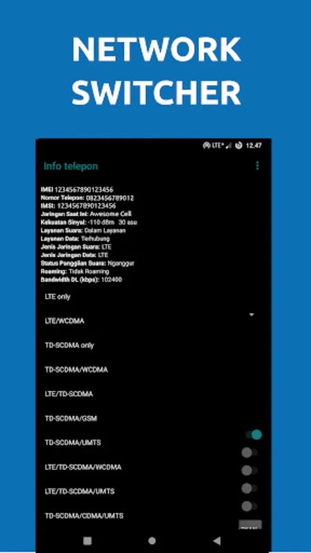4G LTE Switcher 2 for Android - Optimize Mobile Connectivity