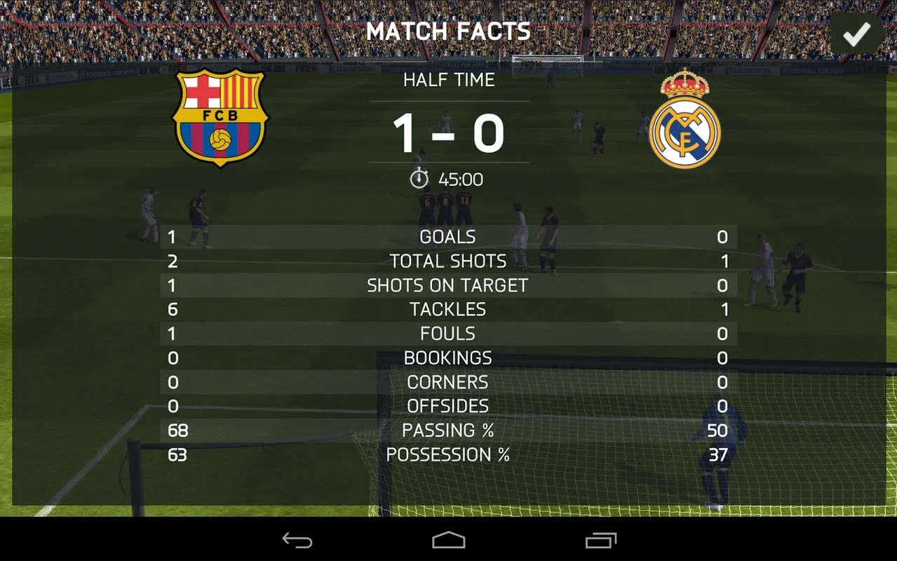 FIFA 14: Authentic Football on Android