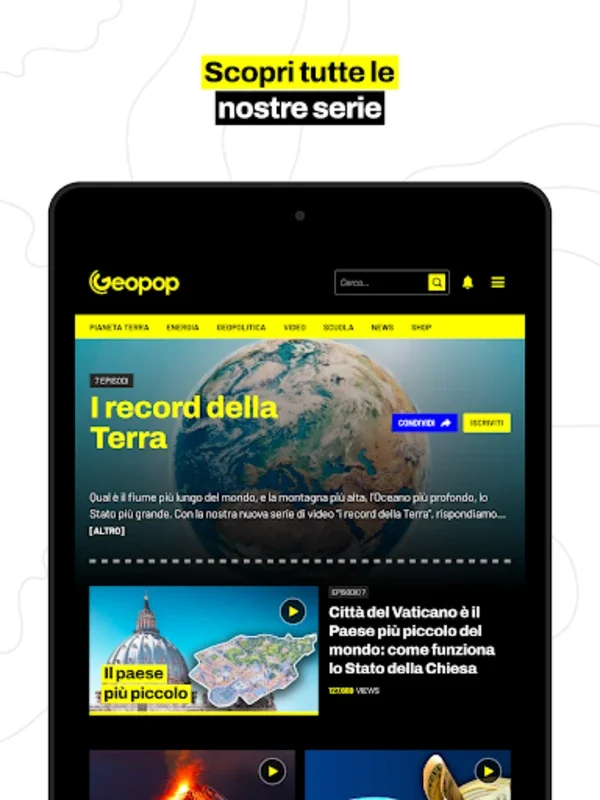 Geopop for Android: Explore Science with a Digital Magazine