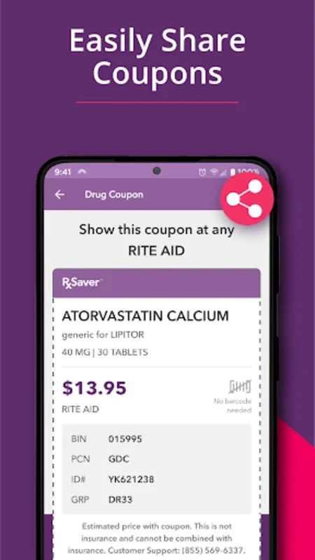 RxSaver – Prescription Coupons for Android: Save on Medications