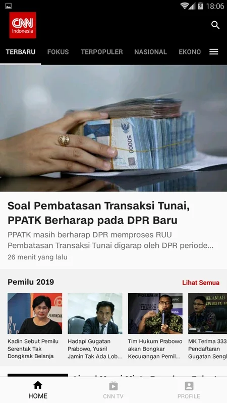 CNN Indonesia for Android: Access News Easily