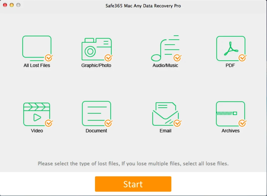 Safe365 Mac Any Data Recovery Pro for Mac - Recover Lost Files Easily