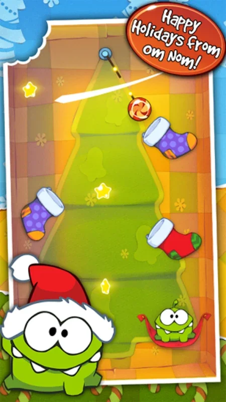 Cut the Rope: Holiday Gift for Android - Festive Puzzle Fun