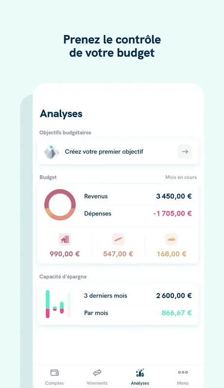 Linxo for Android - Manage Your Finances Easily