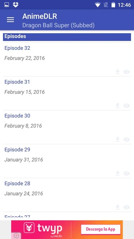 AnimeDLR for Android - Stream the Latest Episodes