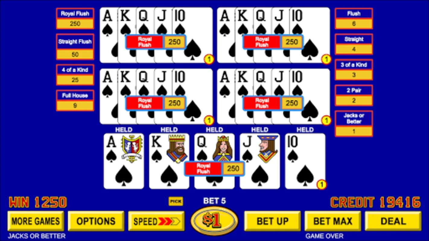 Video Poker ™ - Classic Games for Android: 22 Variants & Big Jackpots